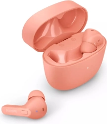 Bezprzewodowe słuchawki douszne różowe TWS