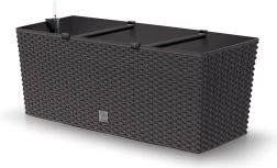 Samonawadniająca rattanowa skrzynka 50 cm umbra