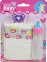 NBB zestaw butelka, smoczek i pieluszka dla lalek