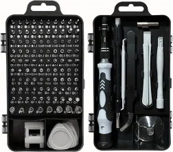 Zestaw precyzyjnych śrubokrętów 115 w 1 z magnetycznymi bitami i akcesoriami