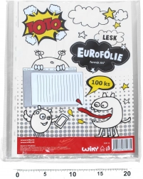 Przezroczysty wiszący obwoluta na dokumenty A4 – połysk