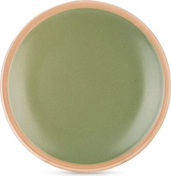 Ceramiczny płytki talerz zielony Arthena Green 27 cm