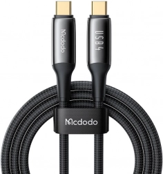 Kabel Mcdodo USB‑C do USB‑C, 240 W, 1,2 m (czarny)