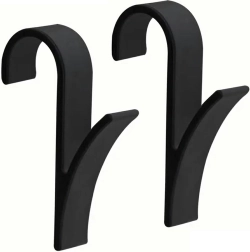 Ag928a łazienkowy haczyk na grzejnik czarny