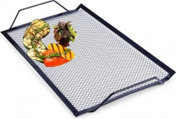 Perforowana metalowa tacka do grilla 40 × 22 cm
