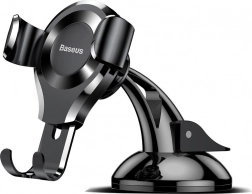 Grawitacyjny uchwyt telefonu do auta BASEUS Osculum, czarny