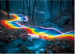 Puzzle 1000 elementów Magiczny las, Tęczowa ścieżka