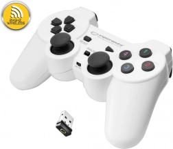 Bezprzewodowy gamepad Esperanza do PC i PS3 (biały)