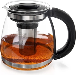 Szklany dzbanek do herbaty z nierdzewnym sitkiem 1,73 l