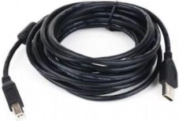 Kabel USB 2.0 A–B z filtrem ferrytowym 3 m