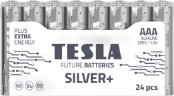 Baterie alkaliczne Tesla Silver+ LR03 24 szt.