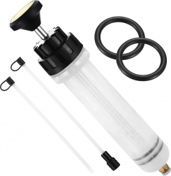 Odsysarka do oleju i płynów z tłokiem 200 ml