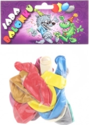 Metaliczne baloniki do nadmuchiwania - 10 szt.