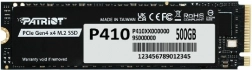 dysk ssd 500 gb patriot p410 pcie m.2 gen4 x4 nvme 2280