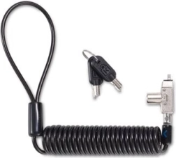 ClickSafe 2.0 przenośna cienka blokada N17 na klucz do laptopa