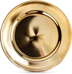 Złoty podkład pod talerz 33 cm