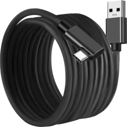 Kabel USB-A 2.0 do USB-C 5 m z prawym kątem IZOXIS