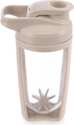 Shaker z tritanu z kulką miksującą 700 ml, beżowy, ORION