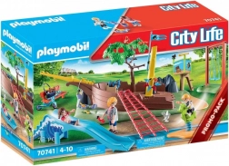 Playmobil City Life plac zabaw z dużym wrakiem statku