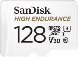 Karta MicroSD SanDisk High Endurance 128 GB do monitoringu i kamer samochodowych