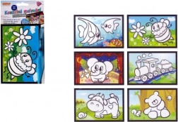 Magiczne malowanie wodą – zestaw obrazek i pędzelek