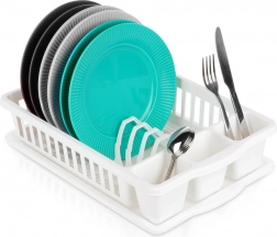 Biały ociekacz do naczyń 39,5 × 26 × 8,5 cm