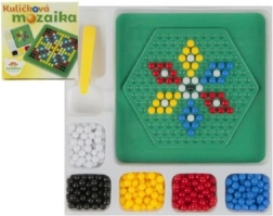 Mozaika z kuleczkami i pęsetą mała, 250 szt.