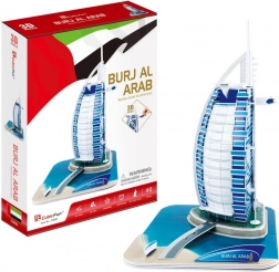 CubicFun 3D puzzle Burdż Al Arab, 46 elementów
