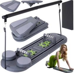 Wielofunkcyjna deska pilates TRIZAND z uchwytami 97 × 35 cm