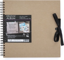 Kreatywne album brązowe 30,5 x 30,5 cm