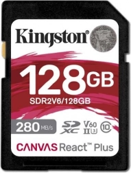 Karta pamięci Kingston Canvas React Plus 128GB SD
