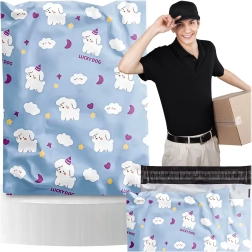 Foliopak kurierski LUCKY DOG 310 × 420 mm, opakowanie 50 szt.