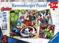 Puzzle Ravensburger Marvel Avengers 3x49 szt.
