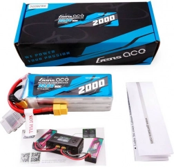 Gens Ace wysokonapięciowy akumulator LiPo 2000 mAh 22,8 V 60C 6S z wtykiem XT60