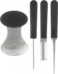 Zestaw narzędzi do wydrążania dyni i owoców, 4 szt.