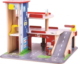 Bigjigs Toys Garaż z parkingiem