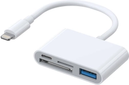 Adapter Joyroom Lightning na USB OTG z czytnikiem kart SD/microSD