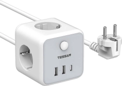Listwa zasilająca Tessan z portami USB