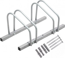 Uniwersalny stojak na rowery dla 2 bicykli, ścienny i podłogowy (opony 35–60 mm)