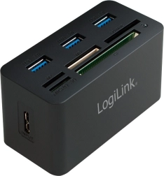 LogiLink koncentrator USB i czytnik kart