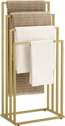 stojak na ręczniki z 4 ramionami – złoty