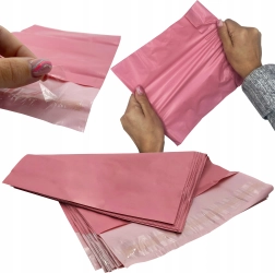 Różowe foliowe koperty kurierskie C3 350 × 460 mm, 50 sztuk