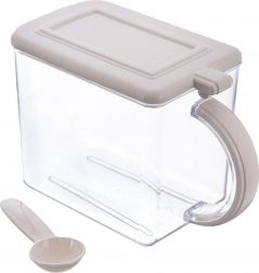 Kuchenny pojemnik na sypkie produkty 1 l z pokrywką i łyżeczką