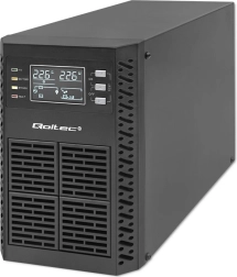 Zasilacz UPS on-line 1 kVA 1000 W z czystą sinusoidą i wyświetlaczem LCD