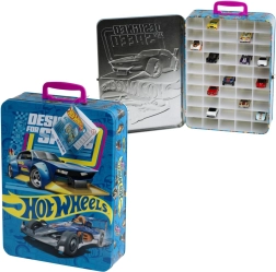 Aluminiowa walizka HOT WHEELS na 50 samochodzików