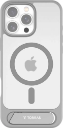 Torras Pstand magnetyczne etui z podstawką do iPhone 16 Pro Max szare