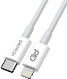 Kabel USB‑C do Lightning FONENG X31 2 m 3 A 20 W biały