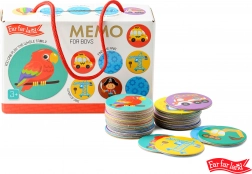 Far Far Land okrągłe pexeso dla chłopców