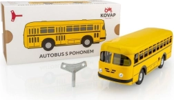 KOVAP blaszany autobus na kluczyk w skali 1:43, 20 cm – 1 sztuka