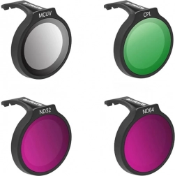 SUNNYLIFE zestaw filtrów do DJI Neo MCUV, CPL, ND32 i ND64